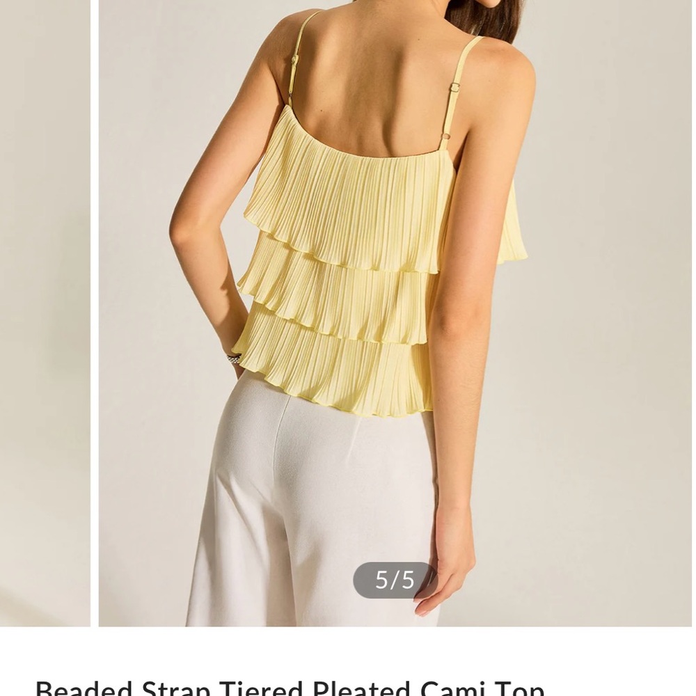 Commense NWT yellow cami - Picture 3 of 9